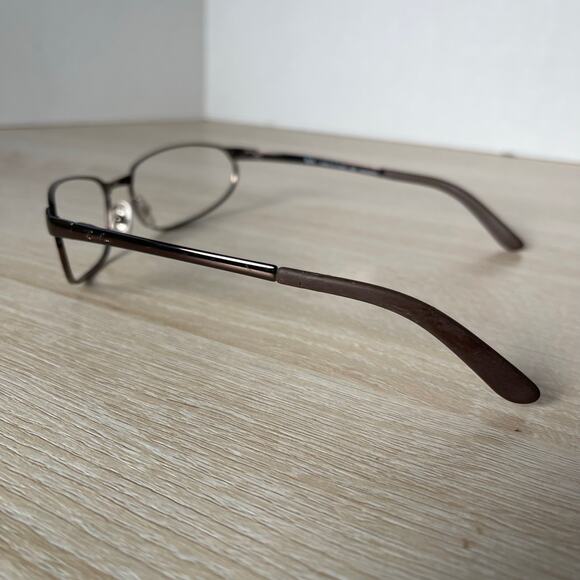 Ray-Ban RB3176 Flight 014/47 Sunglasses FRAMES ONLY Brown Made in Italy 60-17 - Picture 7 of 8